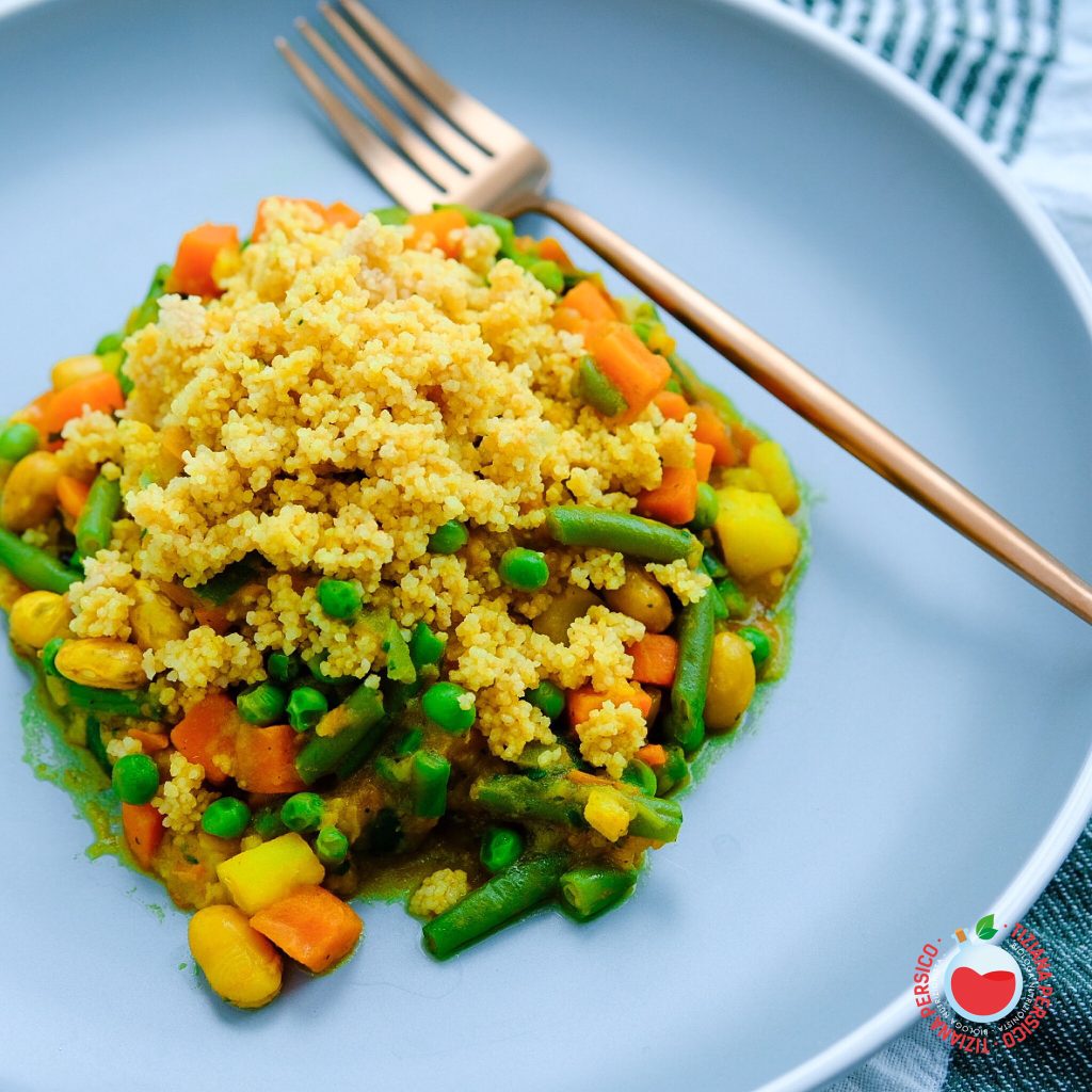 Cous cous con minestrone
